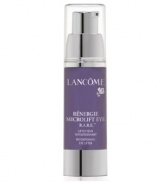 Over time, the support network in the delicate eye area loosens: upper eyelids lose elasticity and begin to sag while the look of puffiness and fatigue becomes more apparent. Immediate lifting, lasting repositioning* Inspired by the latest eye-lifting surgical techniques, Lancome introduces Renergie Microlift Eye R.A.R.E. Lifter to recreate a younger, lifted look in the delicate eye area. Instant lifting: 6,500 microlifts** target eyelids to provide a remarkably lifted look. Repositioning effect: R.A.R.E.'s breakthrough oligopeptide technology helps to rebundle collagen.***