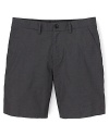 Your vacation look just got a little more luxurious with Vince's crisp cotton shorts in a tonal plaid pattern.