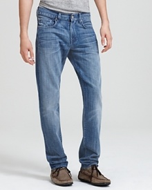 7 For All Mankind The Straight Relaxed Fit Jeans in Watercrest Wash