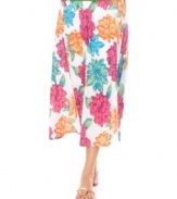 Bright blooms add whimsy to this Charter Club skirt. Just pair it with a simple tee and sandals for a no-fuss look!