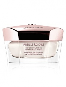 Enhanced with Guerlain's exclusive Royal Jelly, this exceptional night cream redefines the contours of the face while repairing and regenerating skin at night. Made in France. 1.7 oz. 