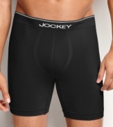 Now at least one part of your life can be completely free of irritation. Constructed from smooth, stretch  microfiber, the Midway Brief from Jockey's Seamfree Collection completely eliminates the stitching and excess fabric that cause chafing.