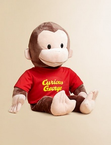 Everyone's favorite, inquisitive little monkey, in soft huggable plush, wearing his classic red shirt.16W X 26H X 14DRecommended for ages 1 and upPolyesterSurface washImported