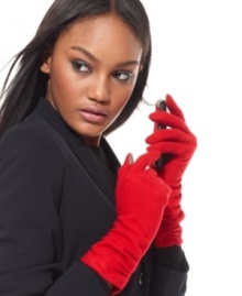 Stay stylish and in touch when you're out and about with these chic, tech-friendly gloves from Lauren by Ralph Lauren. Now it's easy to check email, text or access your favorite app on any touchscreen device without getting frosty fingers.