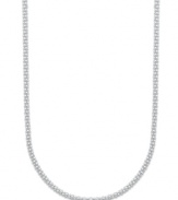 Add a touch of luxury with a simple chain. Giani Bernini's wheat necklace is crafted in sterling silver. Approximate length: 18 inches.