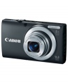 Advanced capabilities and chic style set this Canon PowerShot A4000 IS digital camera apart from the crowd. In a new high for the A-Series, it's equipped with a powerful 8x Optical Zoom to get you close to the action fast.