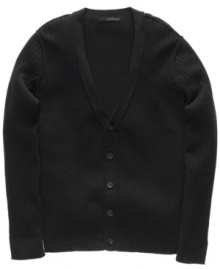 When it comes time to clock out, switch up your blazer for this cool cardigan from Calvin Klein.