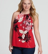 Tahari Woman Plus Size Dawn Blouse