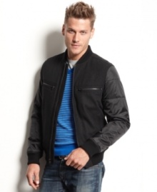 Homerun style. This baseball jacket from Levi's is a victory lap for your closet.