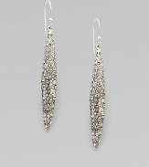 From the Miss Havisham Collection. Gracefully tapered marquis-shaped drops, lavishly set with the sparkle of Swarovski crystals.CrystalRhodium platingLength, about 2¼Sterling silver ear wireImported