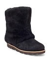 These fuzzy boots show off UGG® Australia's cozy-cool shearling style.