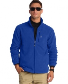 Izod masters the ratio of style to function with the sleek performance features of this lightweight, wind-resistant thermal fleece. (Clearance)