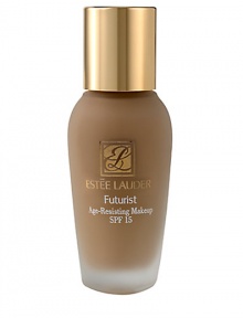 The years-younger face. More than a wonderful makeup, this light, silky formula helps revitalize skin for a smoother, firmer look now and in the future. Vitamins C and E and a plant-derived hydrating complex help protect and moisturize skin, leaving it smooth, soft, conditioned. FAST FACTS--Medium/full coverage-luminous finish. For normal/dry or dry skin. Protects with SPF 15 sunscreen. All Estée Lauder foundations are non-acnegenic and are dermatologist tested. 1 oz. 