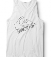 Catch the wave. From sand to shore, this Quiksilver tank gives you instant surf style.