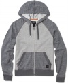 Get a laid-back look that looks like you mean it with this comfortable terry hoodie from Calvin Klein Jeans.