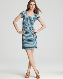 Trina Turk Moesha Zigzag Dress