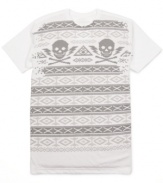 Tribal print paired with skull graphics give this Ecko Unltd tee its modern edge.