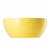 Sophisticated dinnerware with a rim of color to as vibrancy to the dinner table. Dishwasher and microwave safe.