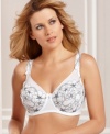 Beautiful stretch lace cups hug your curves in all the right places. D'Lite bra by Va Bien. Style #618