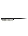 T3 Anti-Static Carbon ionic combs are professional quality, forged from Tourmaline and Carbon and as a result they will resist the heat of modern high-temperature styling tools. Pointy tip makes sectioning hair easy. Often used for teasing. 1.5 X 6 