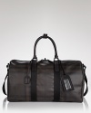 Take this Burberry weekender on upstate jaunts for classic-meets-cool jetsetter appeal.