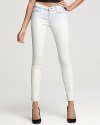 7 For All Mankind Jeans - The Skinny Jeans in Light Blue Wash