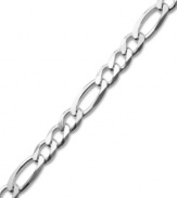 Add a sophisticated chain for timeless appeal. This men's figaro link bracelet is crafted in sterling silver. Approximate length: 8-1/2 inches.