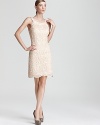 Rendered in rich lace, this Sue Wong dress exudes exquisite femininity.