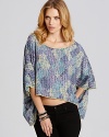 Vintage Havana Top - Printed Boxy