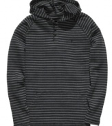 Get your layered look with this pullover hoodie from Hurley.