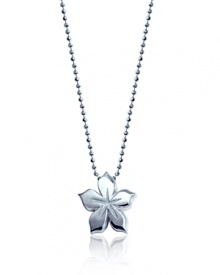 What's your sign? This beautifully rendered Lily pendant necklace will help your stars align in polished sterling silver.