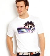 This graphic t-shirt from Nautica is a style reminder of what the summer is all about.