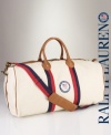 Our cotton twill tote celebrates Team USA's participation in the 2012 Olympics and is finished with signature embroidery and classic detailing.