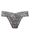 Go wild for Hanky Panky's popular soft stretchy original rise thong, now in a fun zebra print.