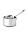 All-Clad's high-performance saucepan is constructed with a durable stainless steel interior, a pure aluminum core and a hand-polished mirror-finished exterior. An essential piece for simmering sauces, boiling noodles, warming leftovers and more. Lifetime warranty.