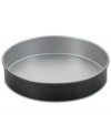 Make a cake for it! Showoff your best baking skills with this heavy-gauge aluminized steel cake pan, which heats evenly and features a nonstick finish that knows when to let go & how to clean up quick & easy. A dishwasher-safe design eliminates any bother after baking, plus the thick rolled edges on the pan prevent warping for a lifetime of use. Lifetime warranty.