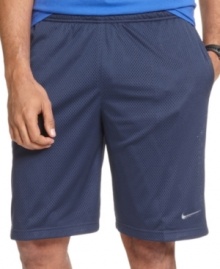 On the run? Stay cool in these Nike Dri-Fit shorts.