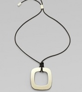 A bold design with an adjustable length for style versatility.Sterling silverCord endsLength, about 20Imported