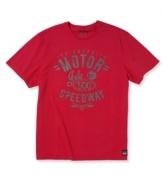 Is your casual look on track? Rev it up with this cool tee from Izod for Indy 500.