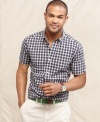 This summer is all about crisp, patterned casual shirts like this from Tommy Hilfiger to add some polish to your look.