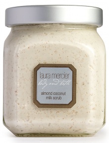 Almond Coconut Milk Sugar Scrub gently sloughs away dead skin for a soft and silky feel. Gentle enough for daily use Macadamia nut and sweet almond oils moisturize Vitamins A & E soothe and protect 12 oz.