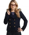 Adorable for the cold weather, this Tommy Girl jacket warms you up in chic style!