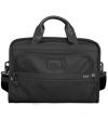 This bag from Tumi is a fully-equipped, easy-access case in a streamlined design.