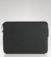 MARC BY MARC JACOBS laptop case constructed in durable, logo-embossed PVC.