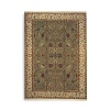 Modeled after the world's most prized antique textiles, this luxuriant Karastan rug lends opulence and heirloom beauty to your home. Surrounded by a light border to add depth and contrast, the stylized pattern depicts lush flora and curvilinear accents. First introduced in 1928, the Original Karastan Collection established the highest standard for traditional Oriental machine woven rugs.