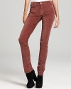 Take a trend-perfect step into fall in these MiH skinny pants, articulated in sumptuous velvet for a luxe finish.