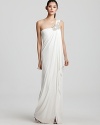 hoaglund New York Gown - Embellished One Shoulder