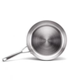 The skillet: you'll see at least one in every kitchen, from the most skilled chef to the most casual cook. The Anolon Chef Clad deep skillet is a master of multitasking, combining brushed aluminum and clad stainless steel to guarantee fast, even heating from top to bottom. Limited lifetime warranty.