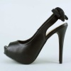 Charles Albert Bowtie Peep Toe High Heel