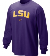 Be a part of the team in this Nike LSU Tigers NCAA shirt.